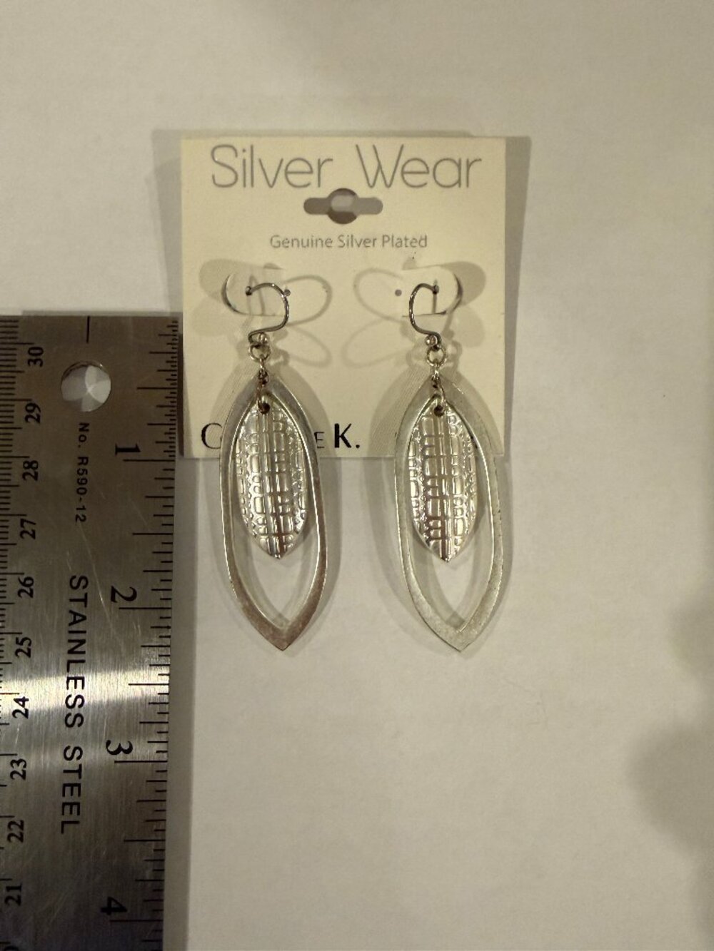 Silver Plated Dangle Earrings